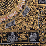 Om Mantra Mandala with Manjushri Thangka Painting - Himalayas Shop