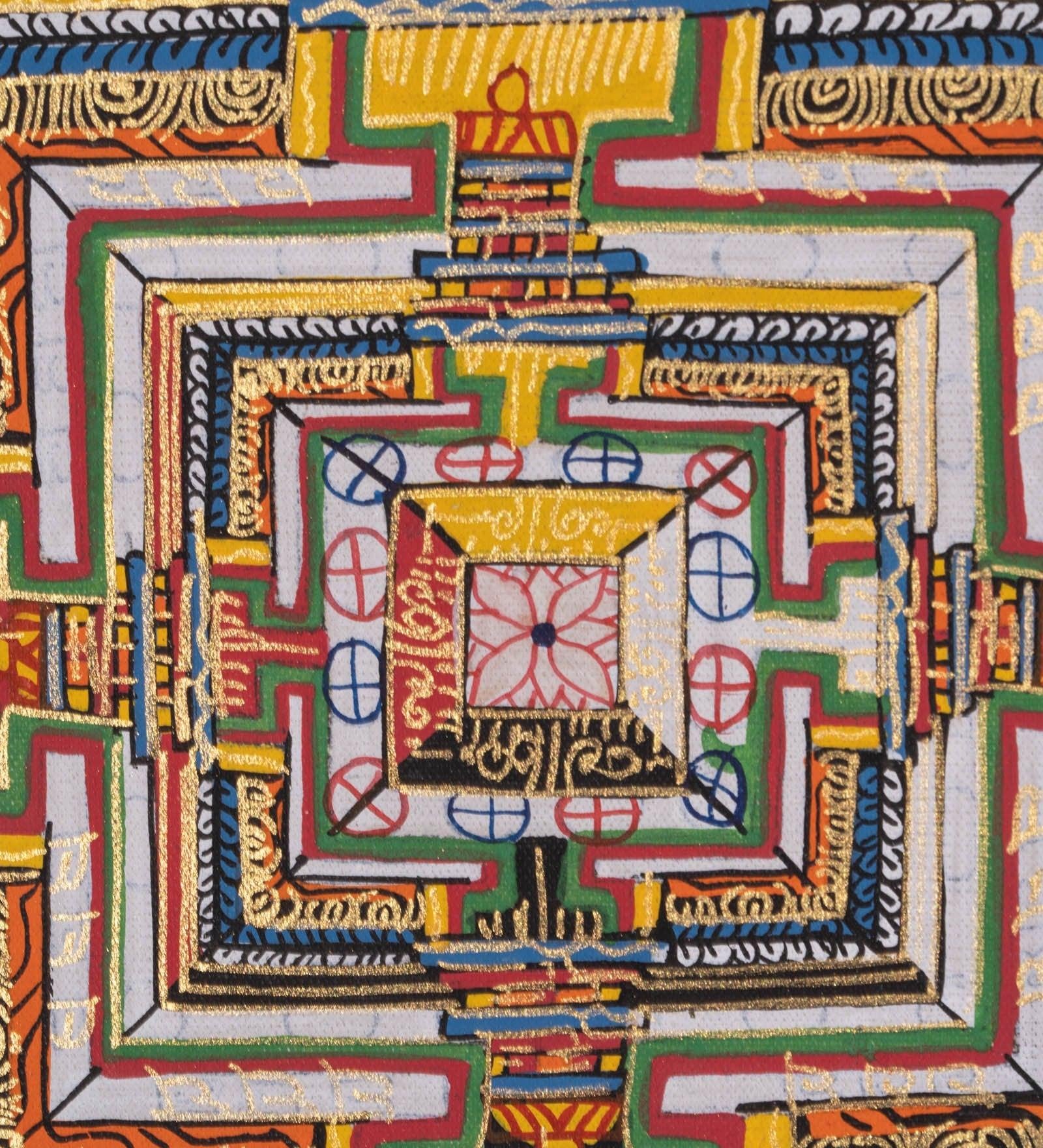 Kalachakra Mandala Thangka Art - Himalayas Shop