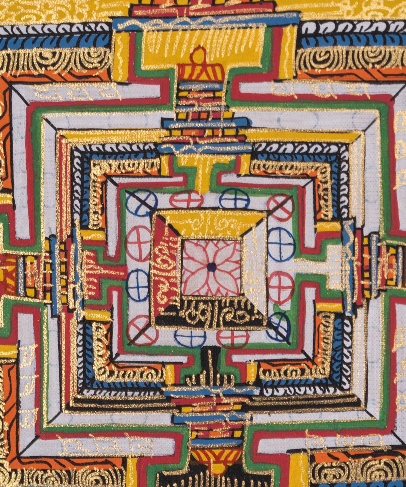 Kalachakra Mandala Thangka Art - Himalayas Shop