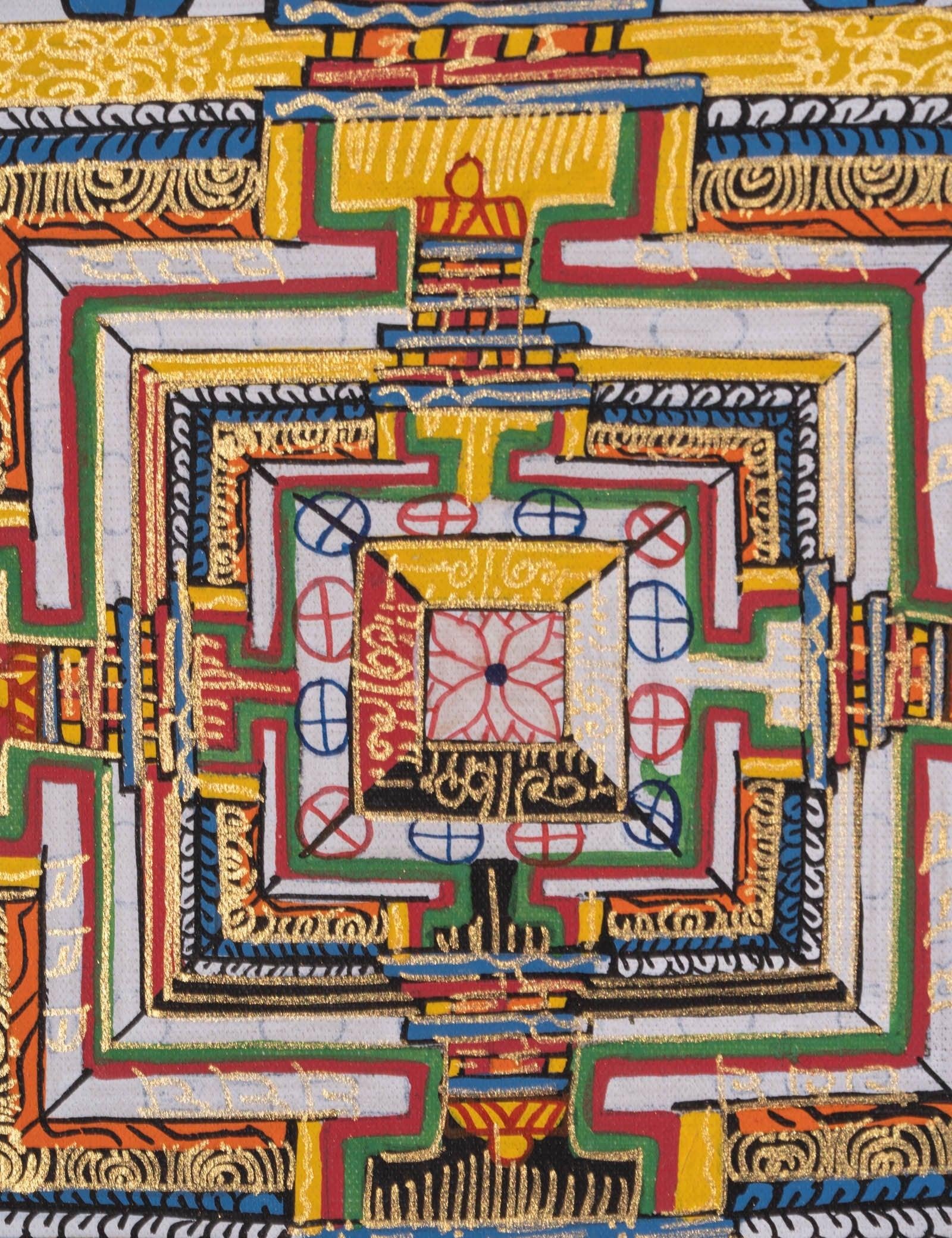 Kalachakra Mandala Thangka Art - Himalayas Shop