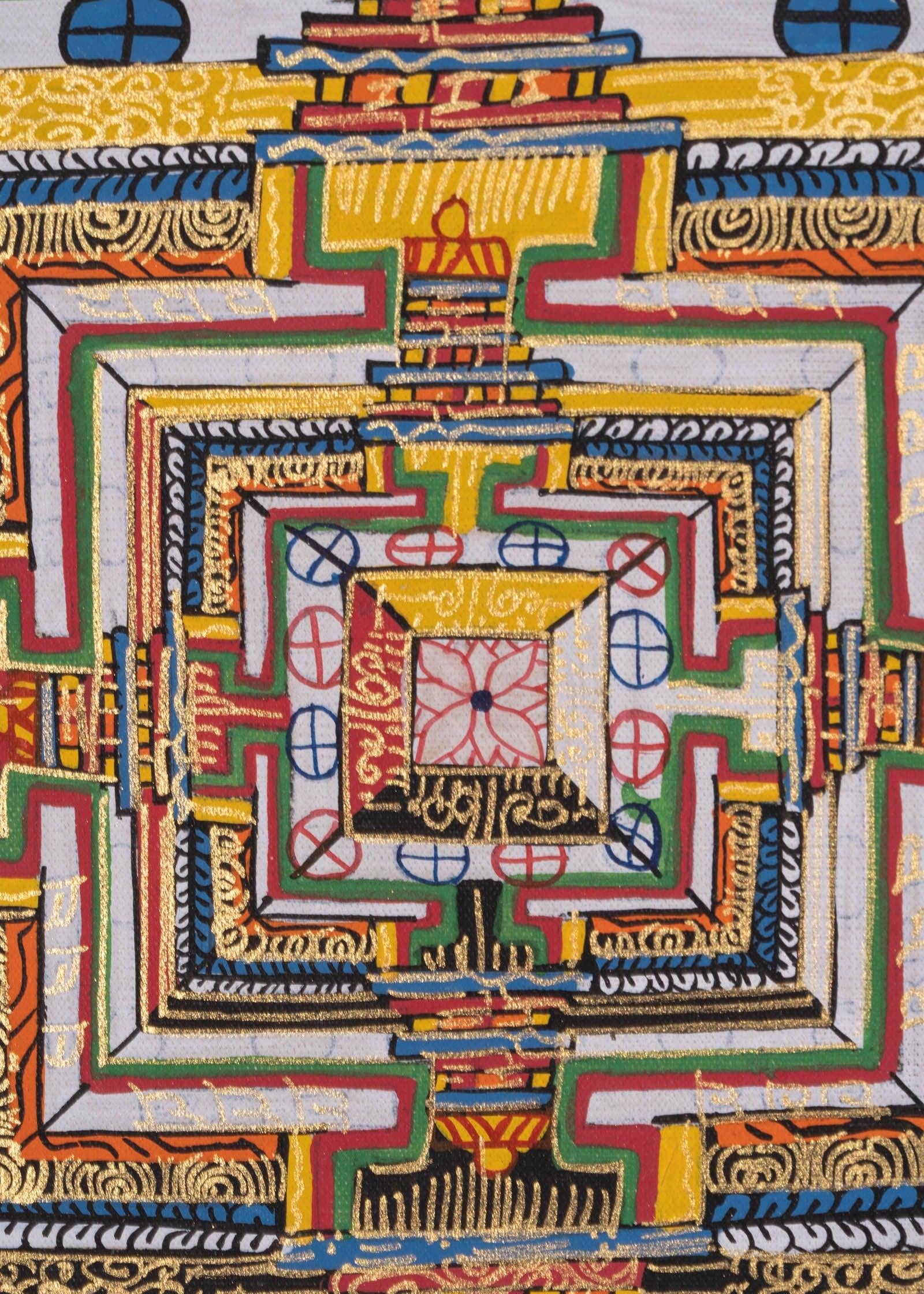 Kalachakra Mandala Thangka Art - Himalayas Shop