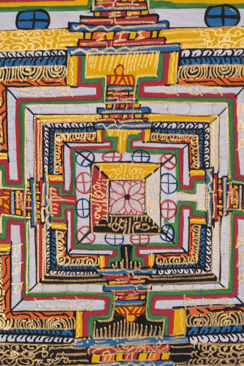 Kalachakra Mandala Thangka Art - Himalayas Shop