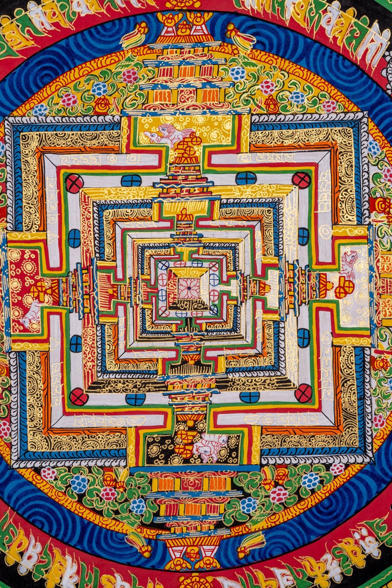 Kalachakra Mandala Thangka Art - Himalayas Shop