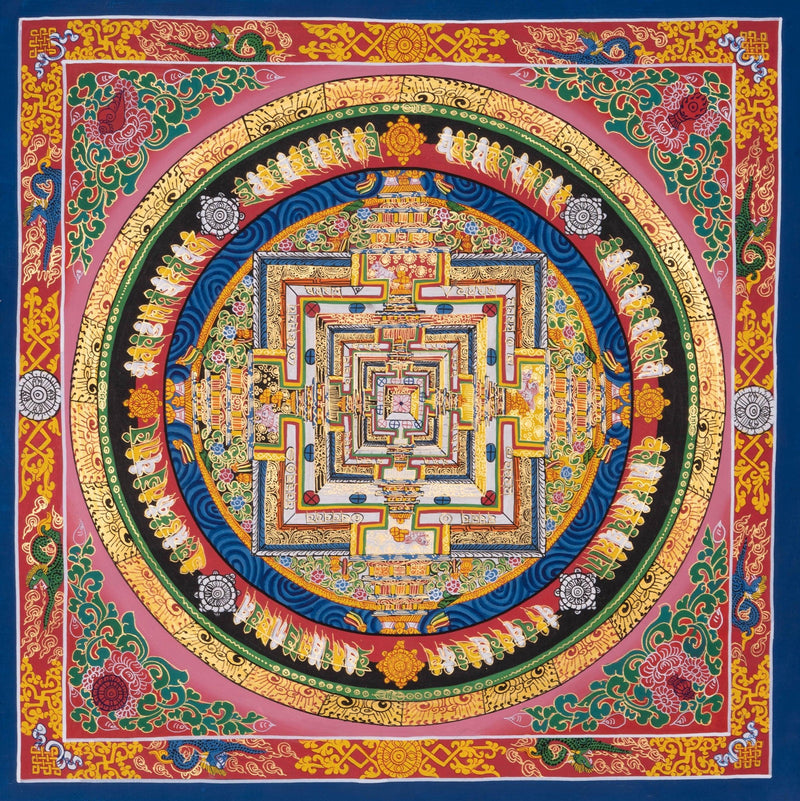 Kalachakra Mandala Thangka Art - Himalayas Shop