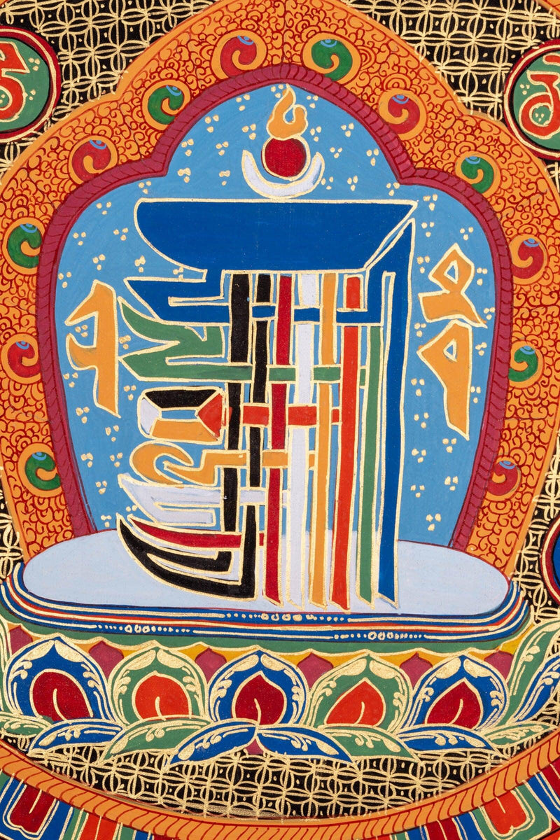 Thangka Painting of Kalachakra Mandala - Himalayas Shop