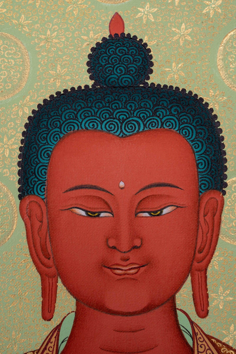 Amitabha Buddha Fine Thangka Painting - Himalayas Shop