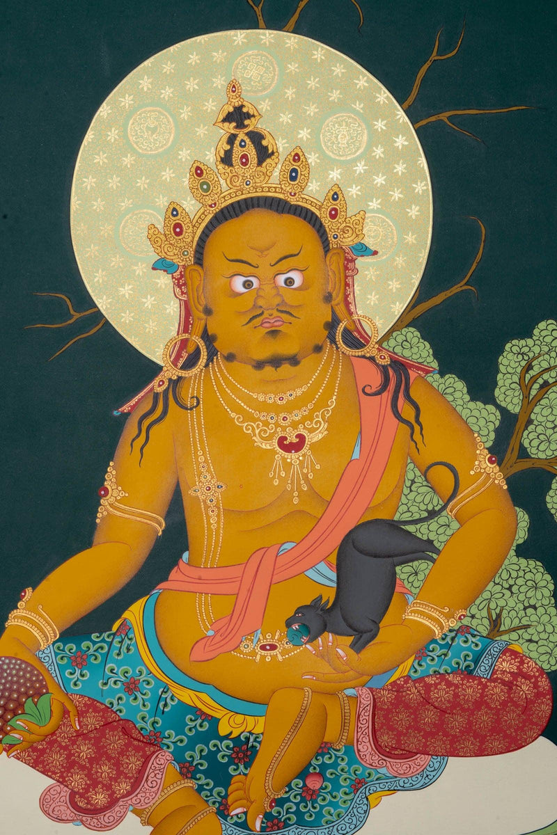 Zambala Fine Art Thangka Painting - Himalayas Shop