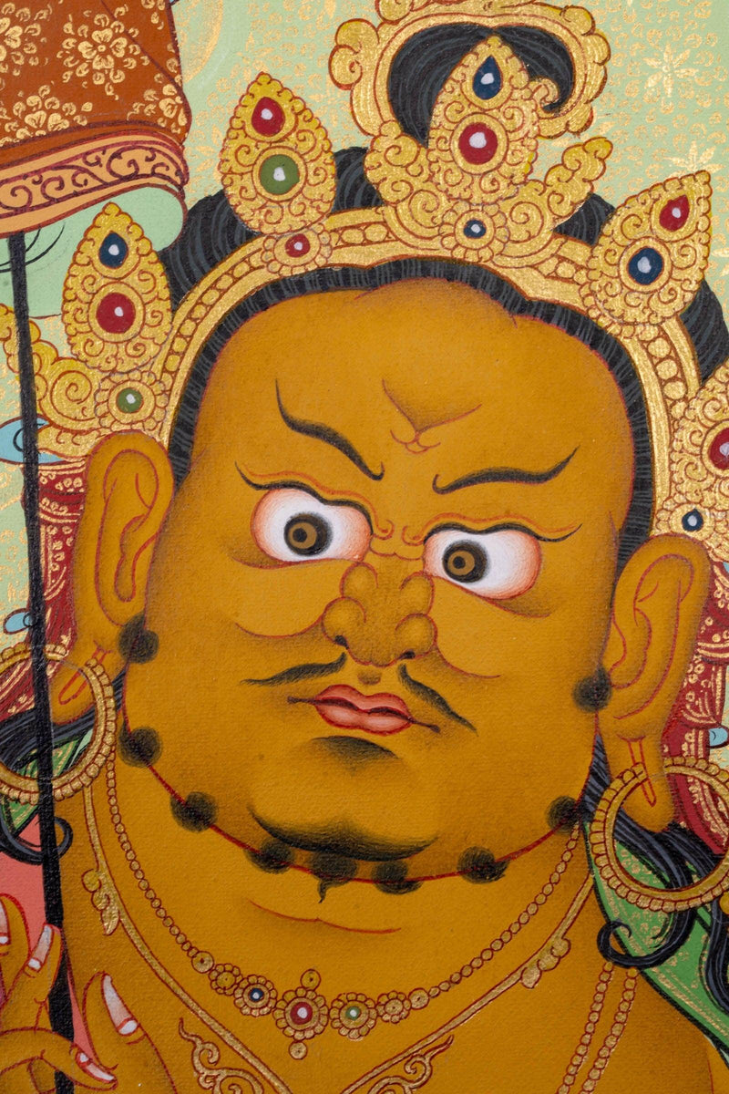 Fine Art Thangka Zambala - Himalayas Shop