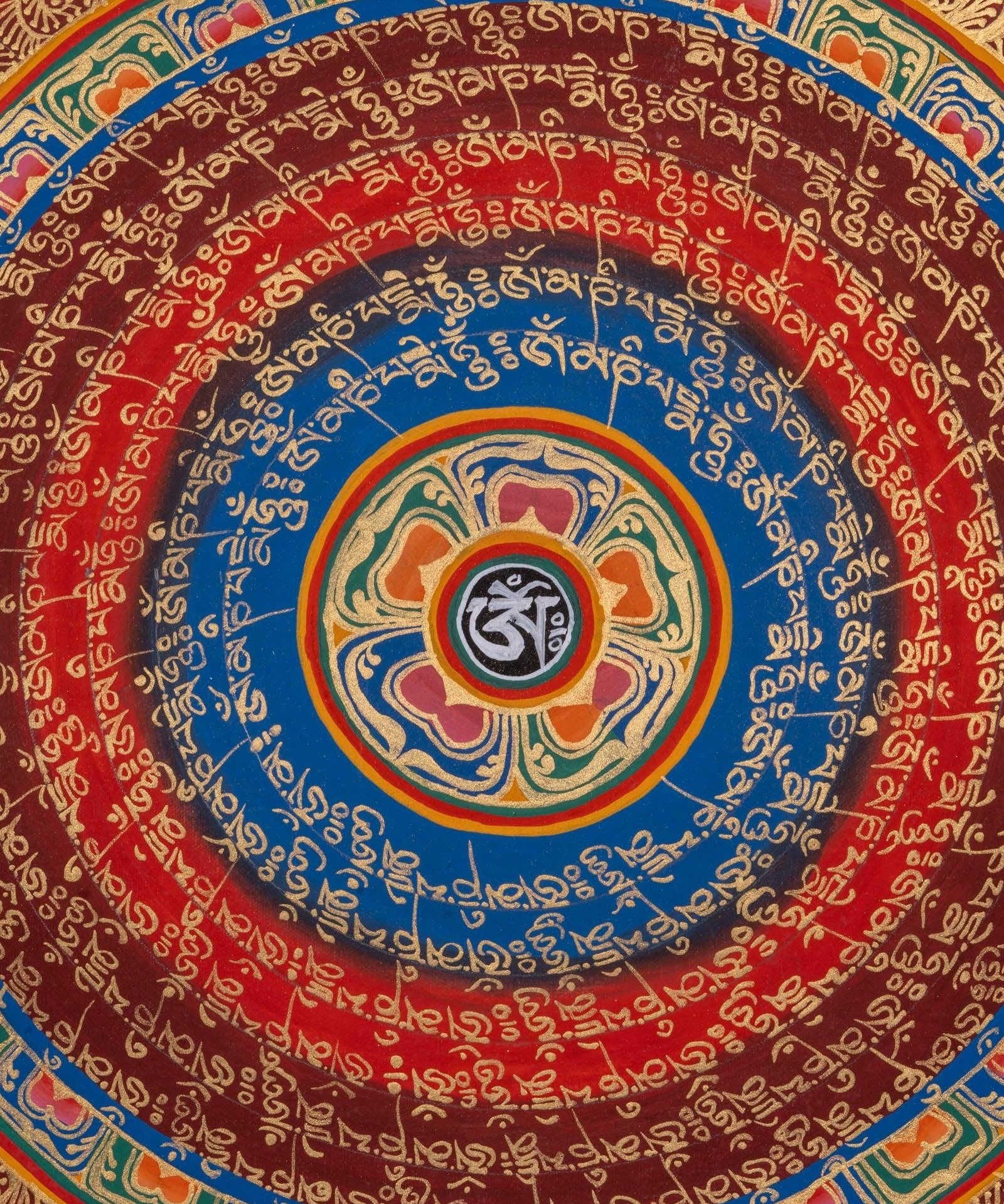 Thangka Art of Mantra Mandala - Himalayas Shop