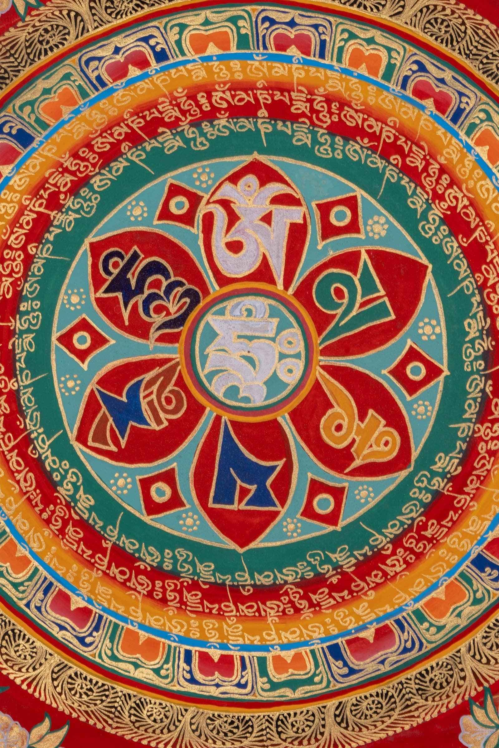 Thangka Art of Mantra Mandala - Himalayas Shop
