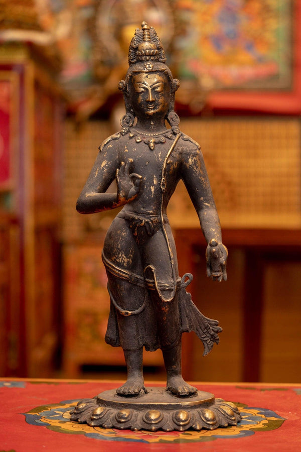 Antique Maitreya Buddha statue high quality very rare piece.