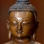 Buddha Statue silver plated handmade 