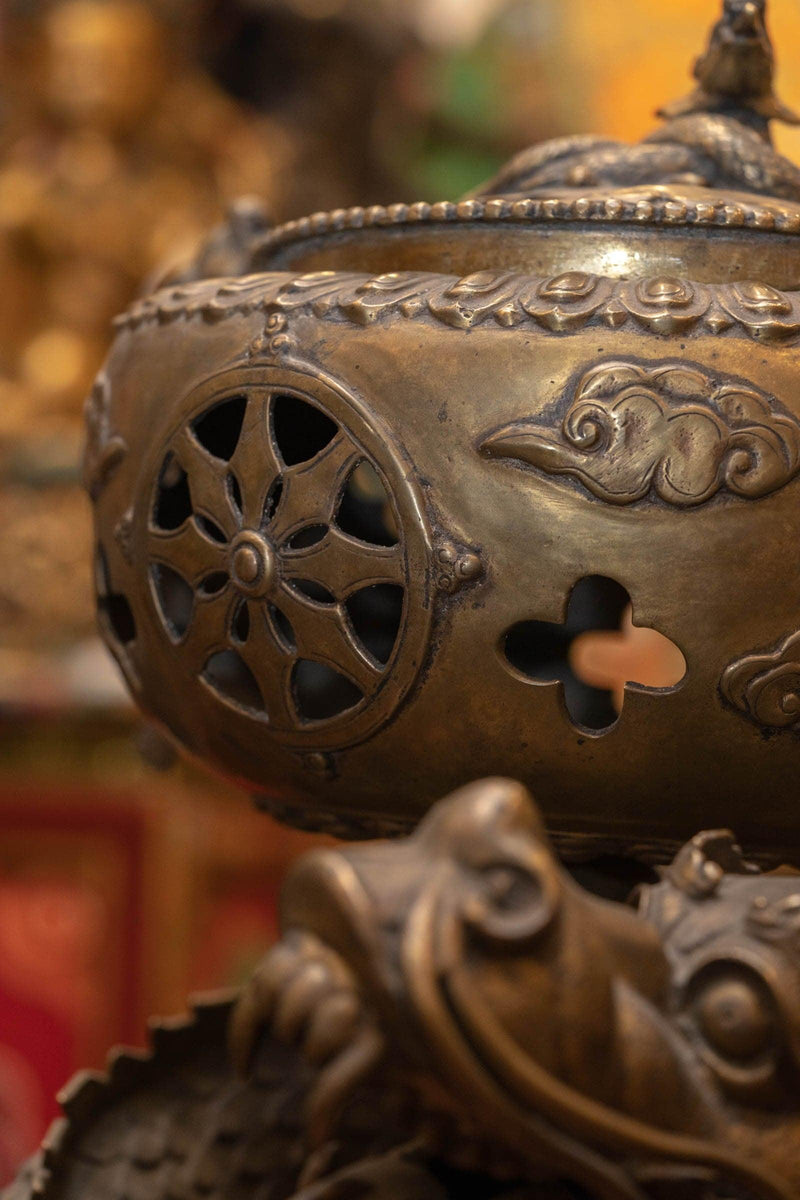 Dragon Dhupdani incense burner large size