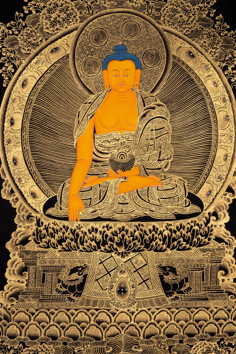 Shakyamuni Buddha Thangka Painting