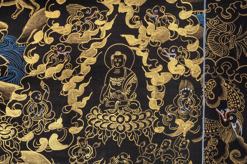 Buddha Enlightenment Thangka - Himalayas Shop
