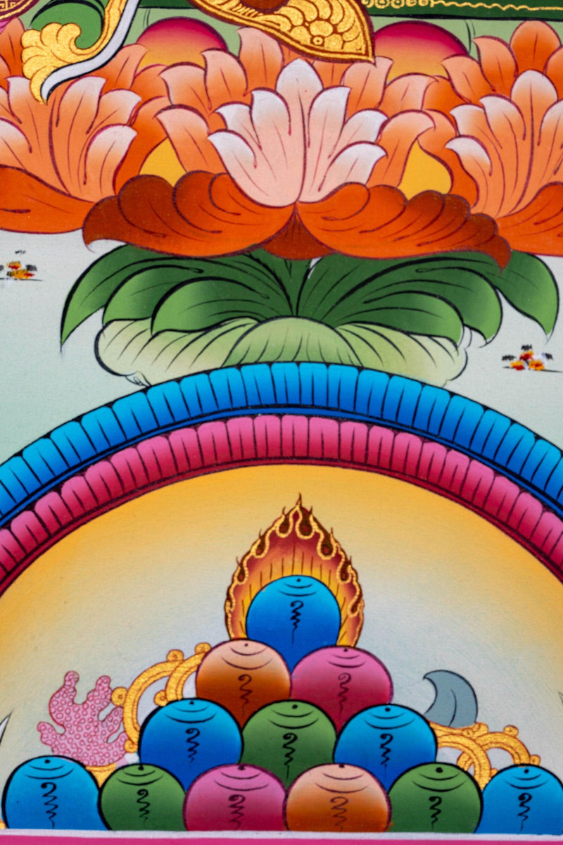 Guru Padmasambhava Thangka Art - Himalayas Shop