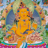 Kuber Thangka Painting - Himalayas Shop