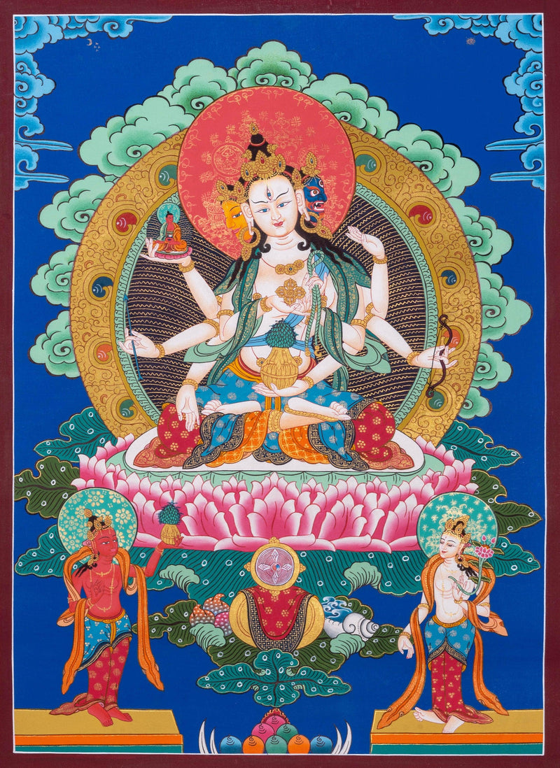 Namgyalma Thangka Painting - Himalayas Shop