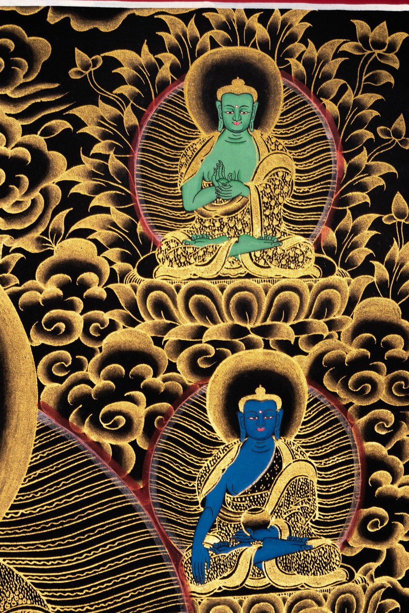 Shakyamuni Buddha thangka painting - Himalayas Shop