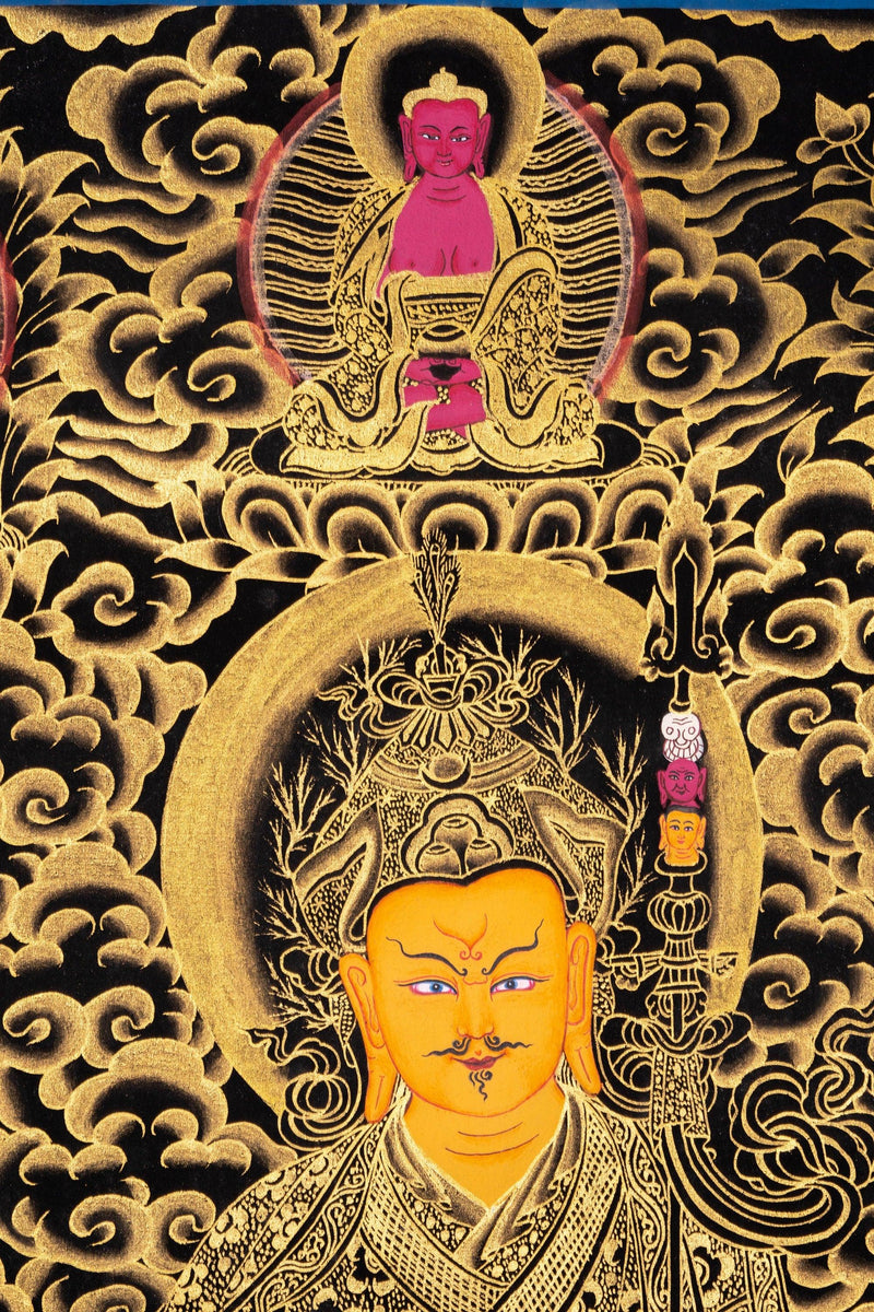 Guru Rinpoche Thangka Painting - Himalayas Shop