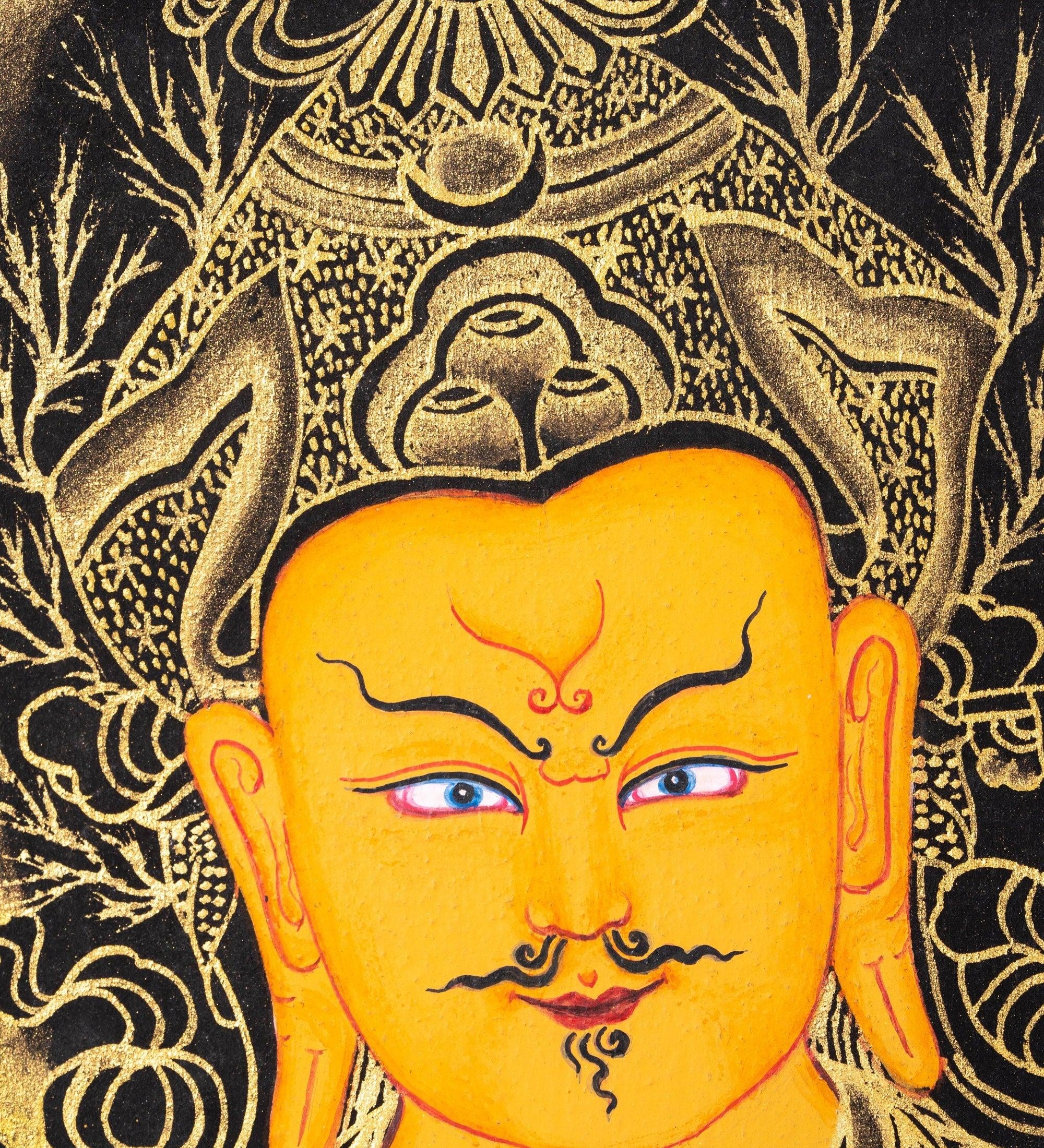 Guru Rinpoche Thangka Painting - Himalayas Shop