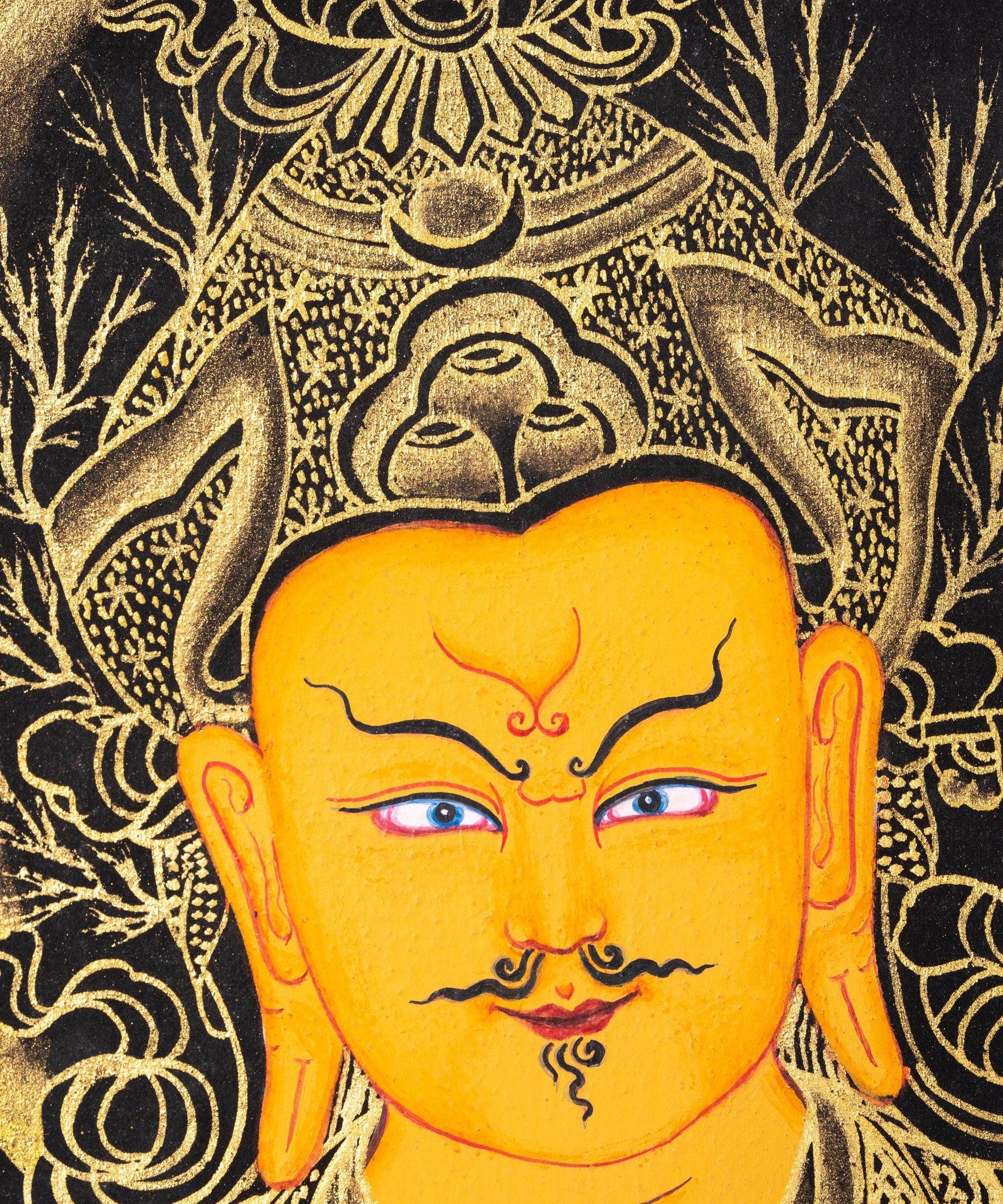 Guru Rinpoche Thangka Painting - Himalayas Shop