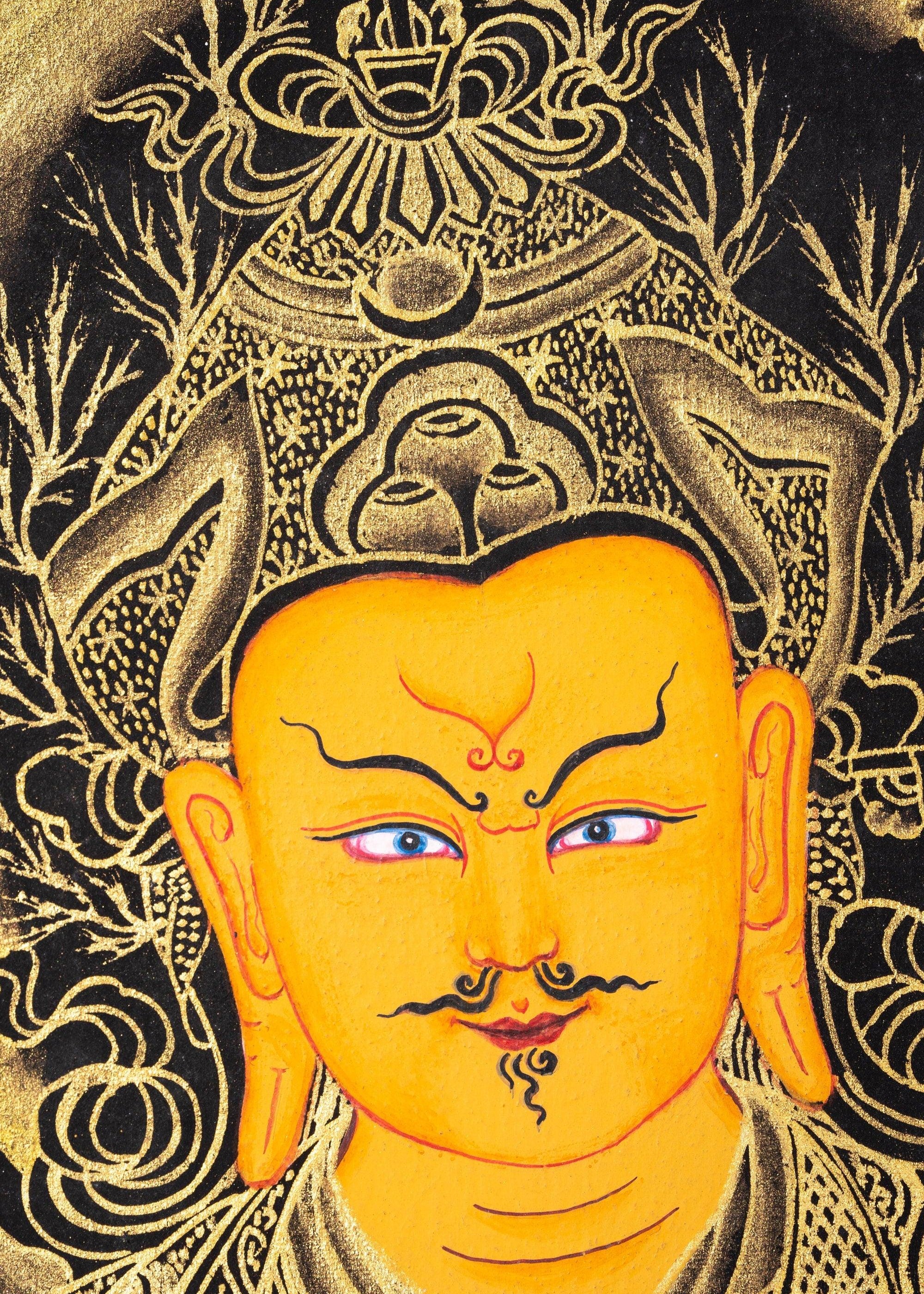 Guru Rinpoche Thangka Painting - Himalayas Shop