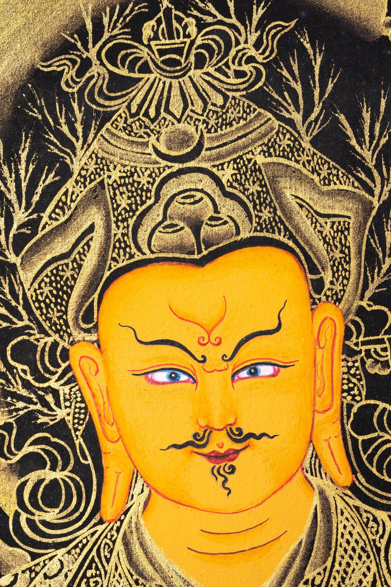 Guru Rinpoche Thangka Painting - Himalayas Shop