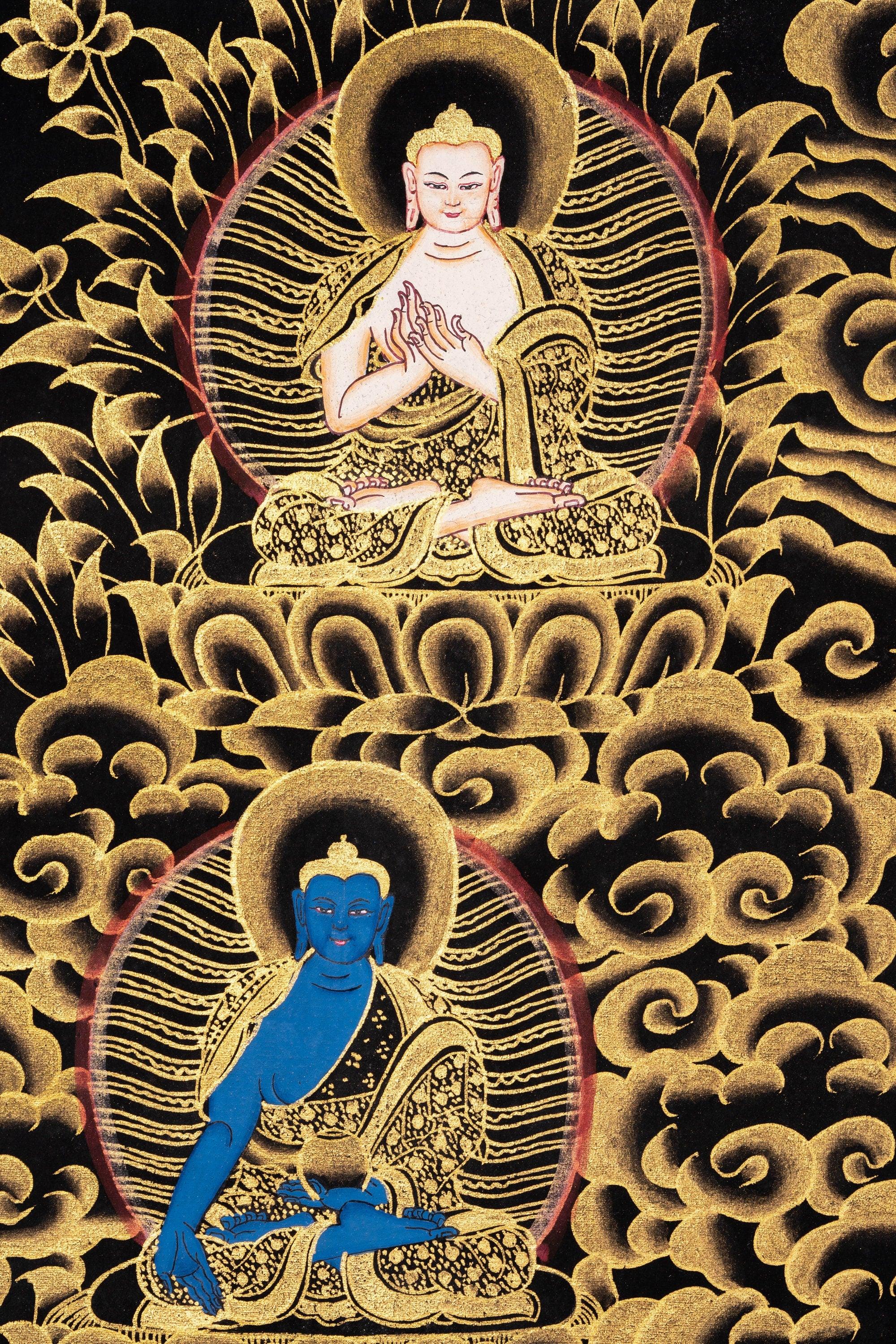 Guru Rinpoche Thangka Painting - Himalayas Shop