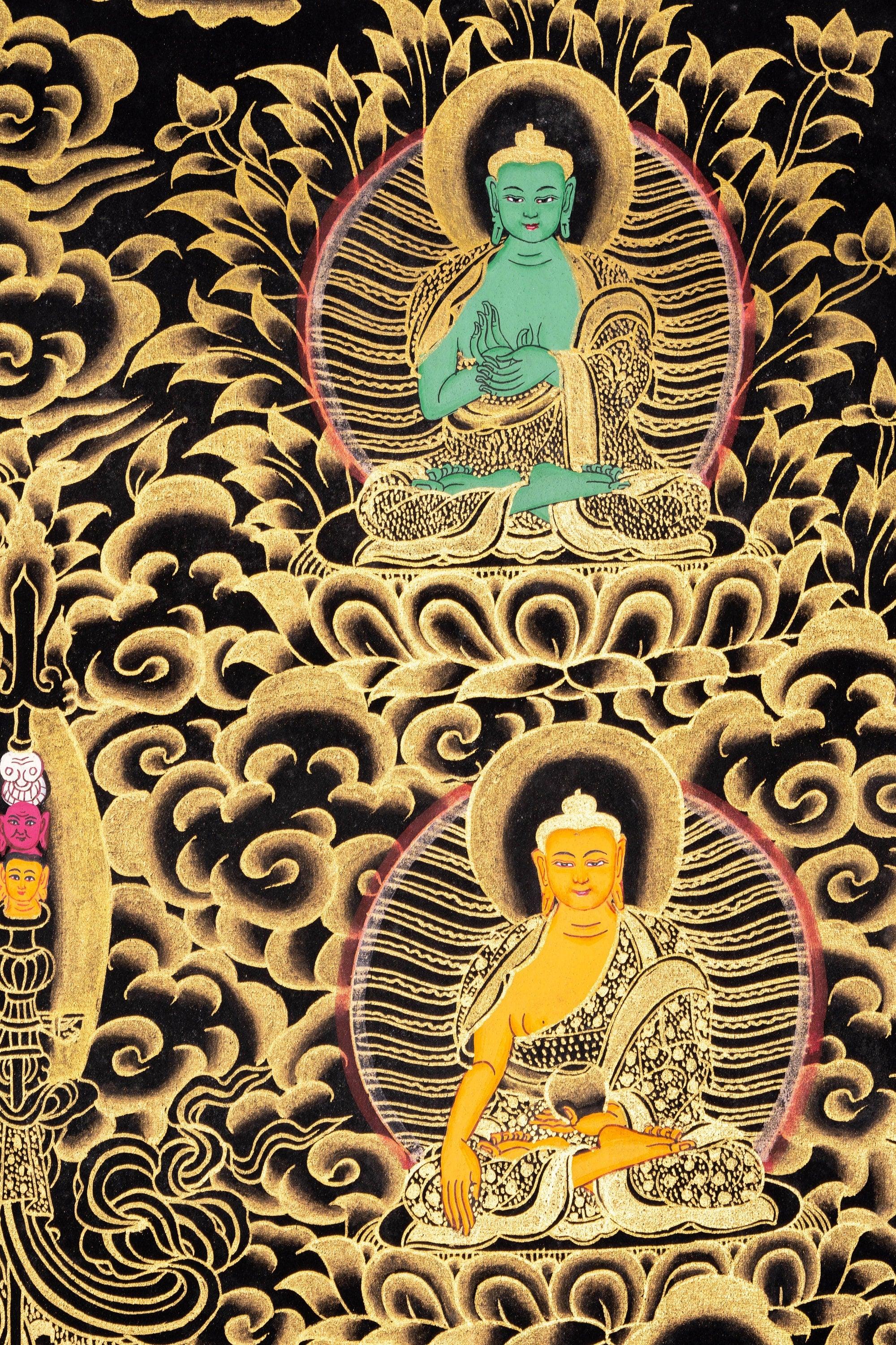 Guru Rinpoche Thangka Painting - Himalayas Shop