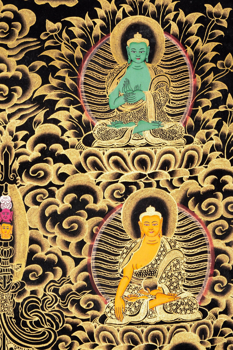 Guru Rinpoche Thangka Painting - Himalayas Shop