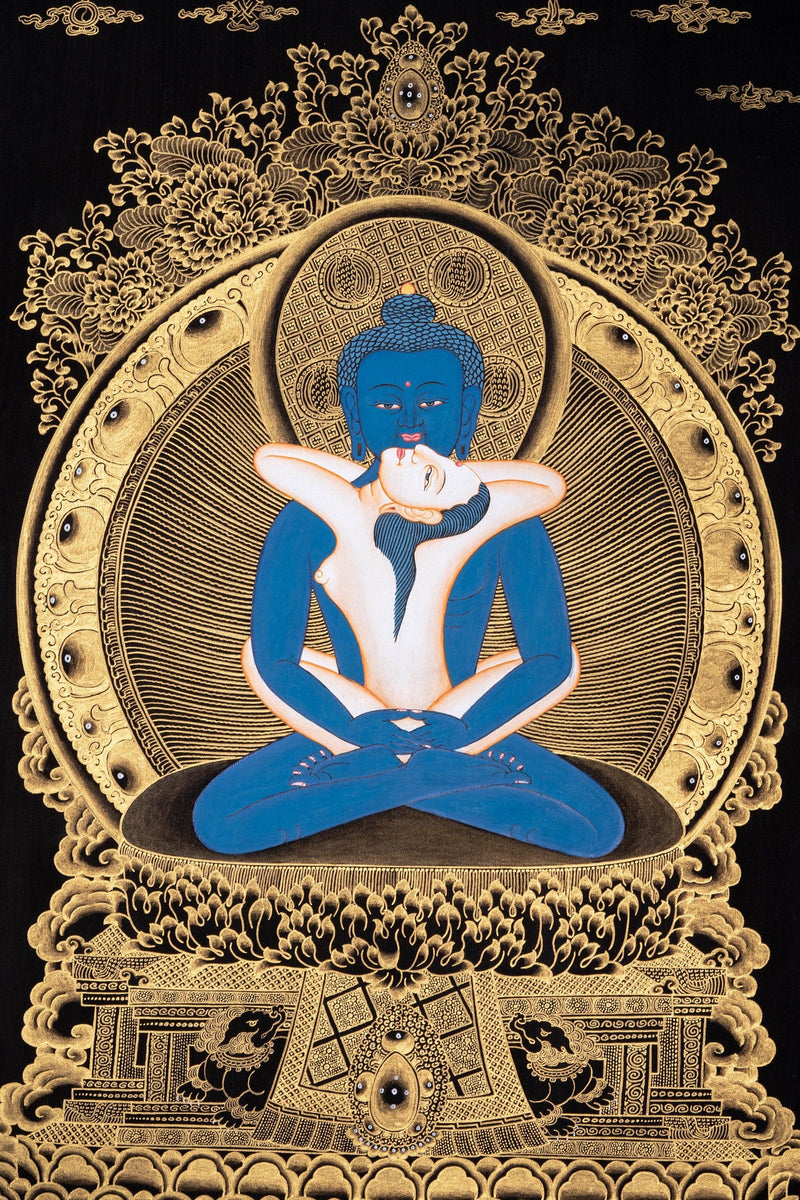 Buddha Shakti Thangka Painting - Himalayas Shop