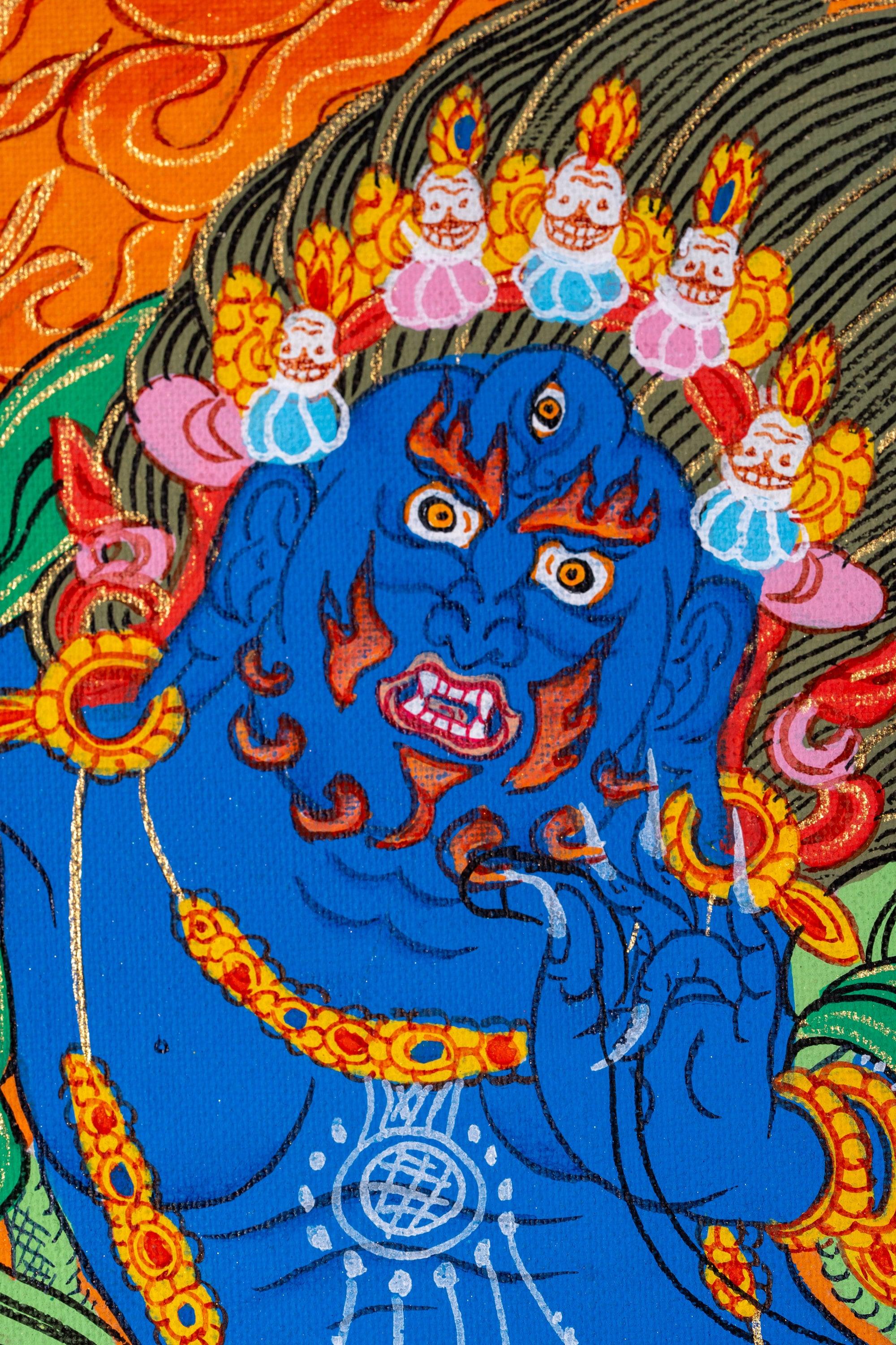 Bajrapani Thangka Painting - Himalayas Shop