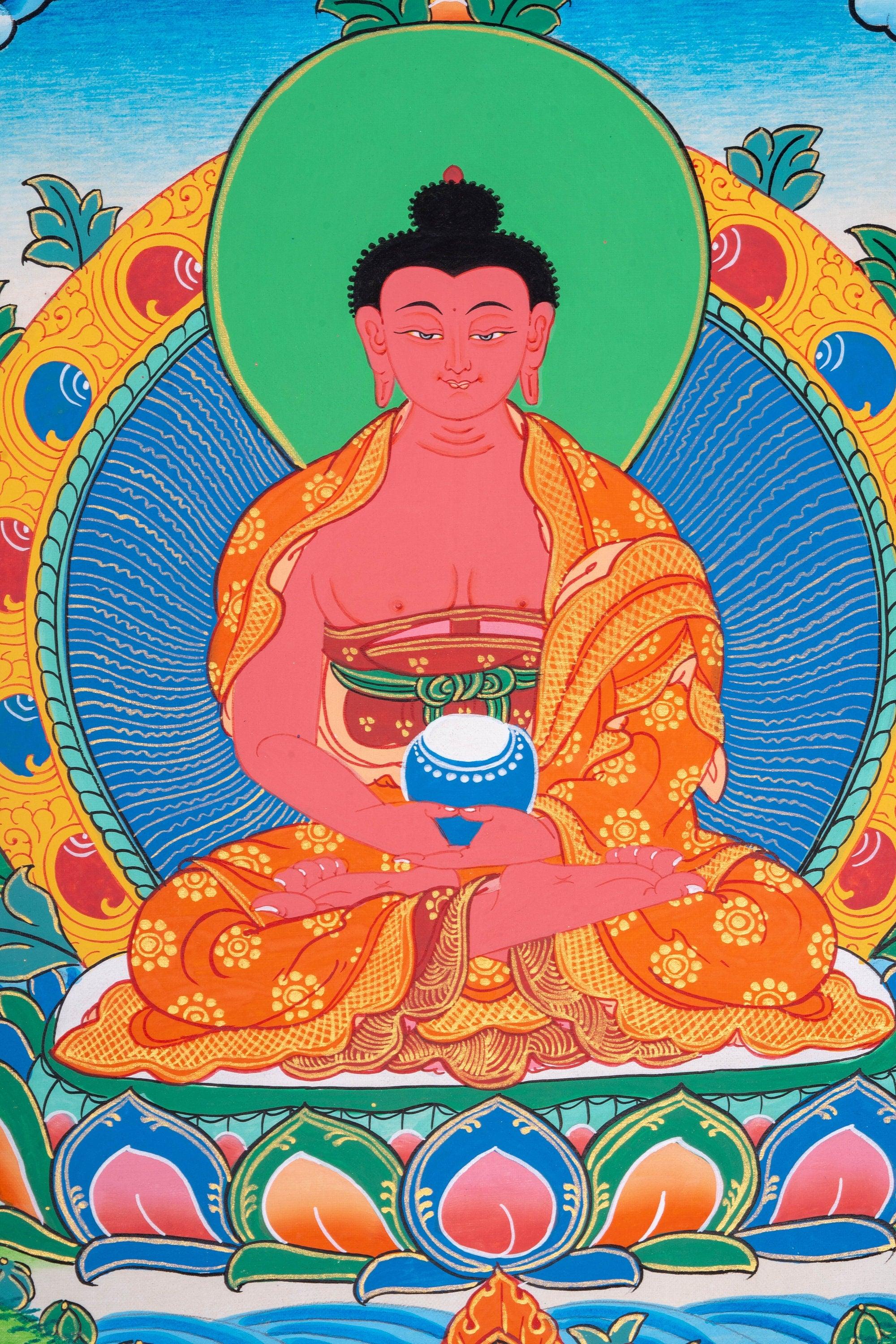 Amitabha Buddha Thangka Painting - Himalayas Shop