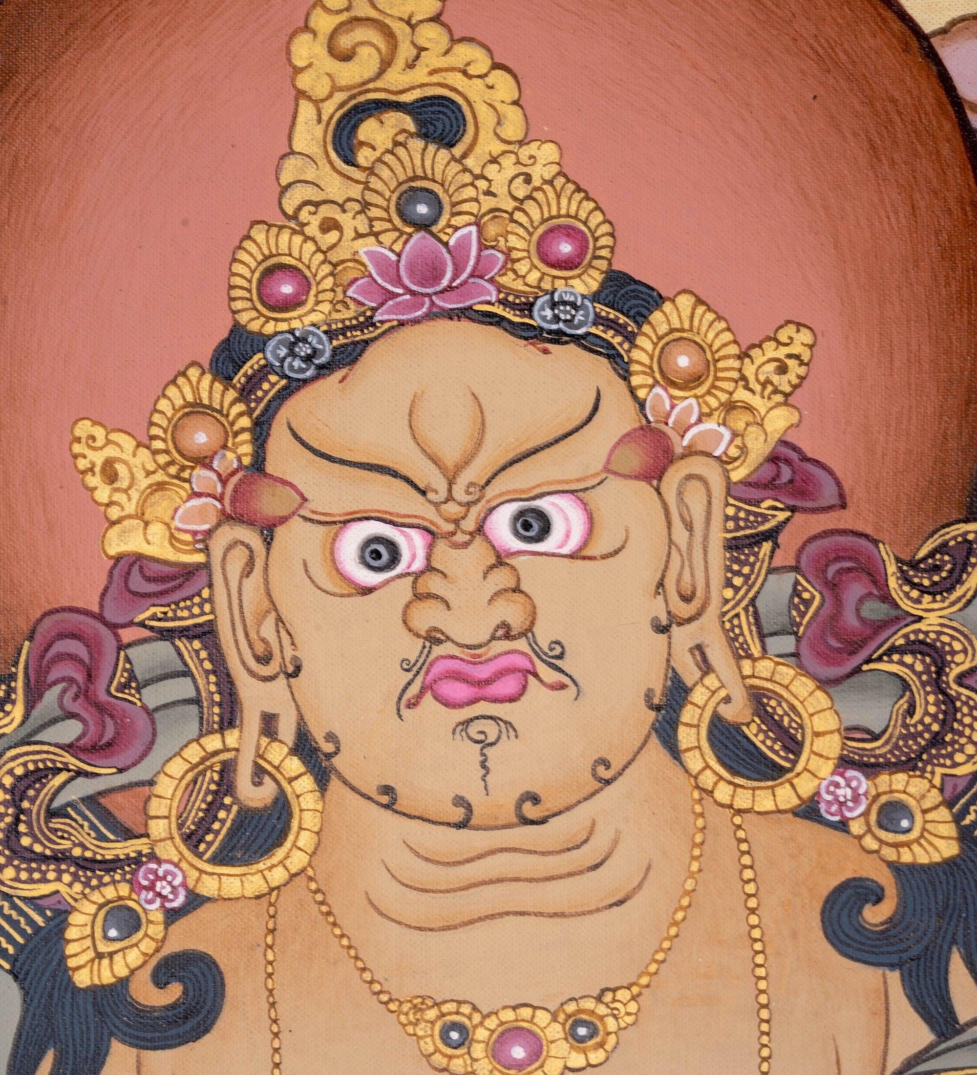 Zambala Thangka Painting - Himalayas Shop