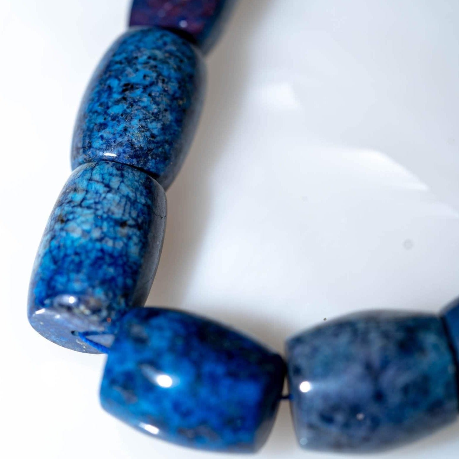 Blue stone Mala Jewelry for women 