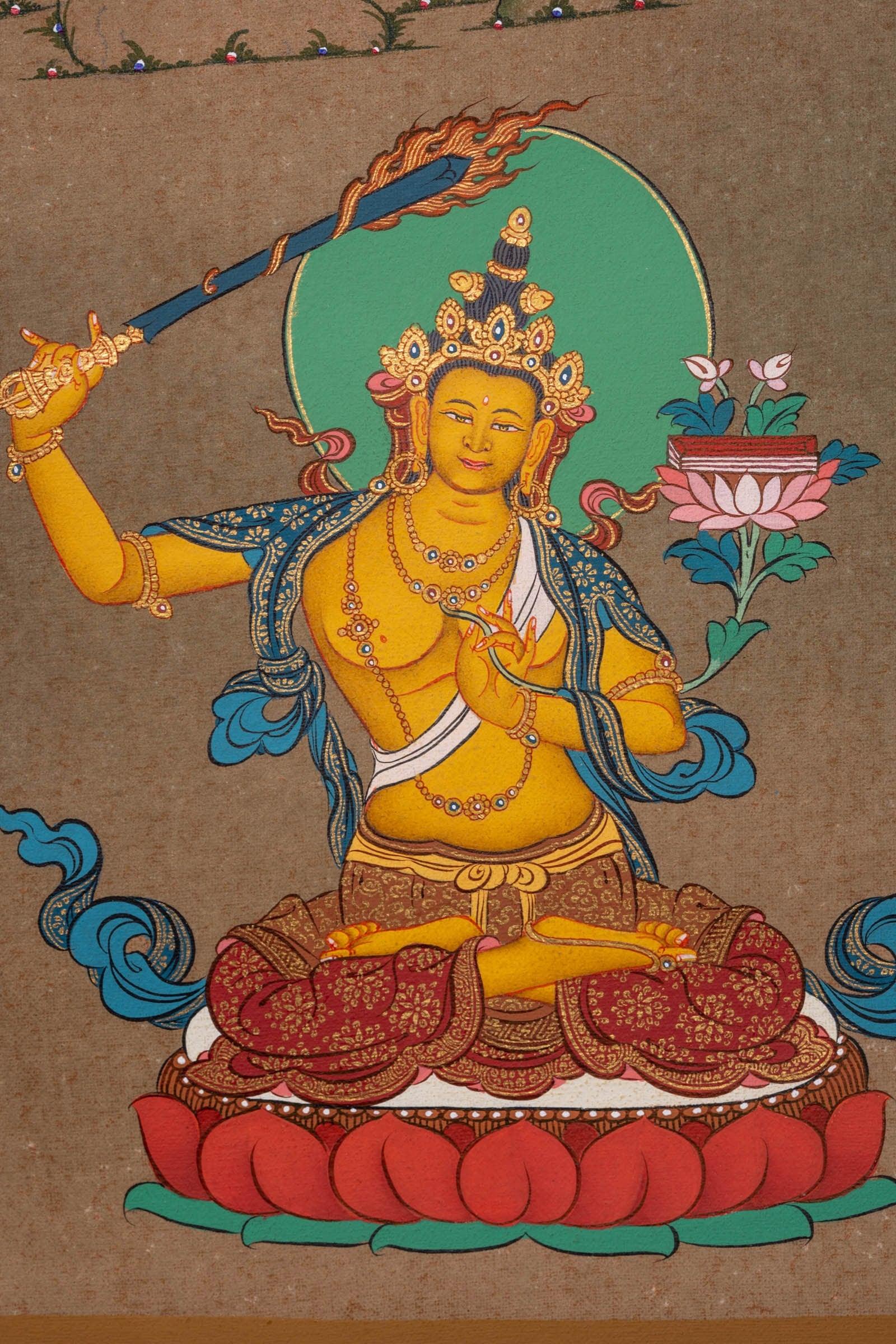 1000 Arm Avalokiteshvara Thangka Painting - Himalayas Shop