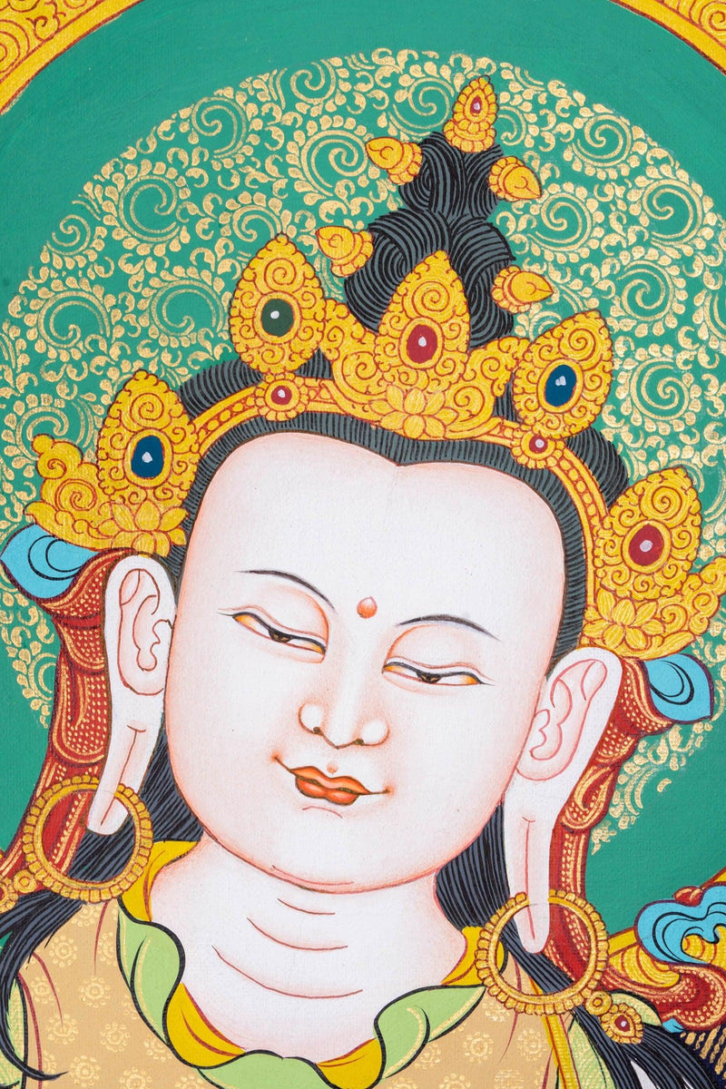 Chinese Buddha Thangka Painting - Himalayas Shop