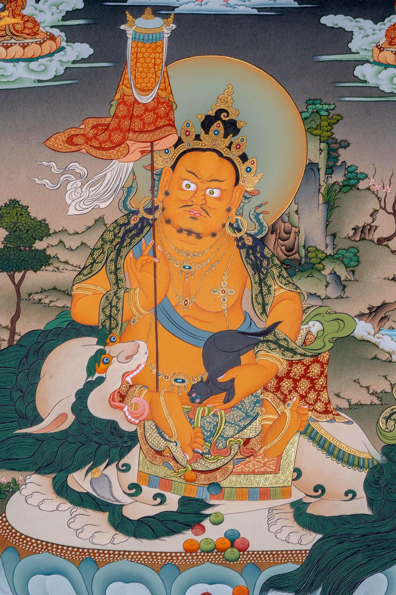 Zambala Thangka Painting - Himalayas Shop