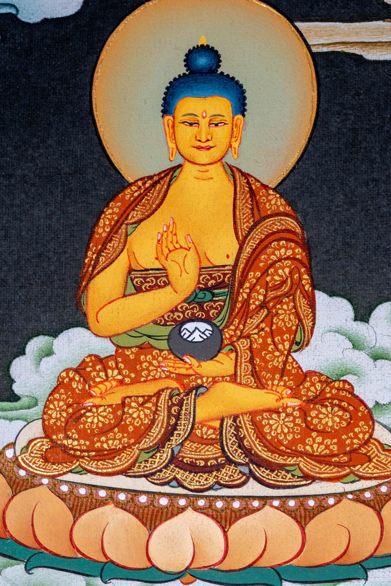 Zambala Thangka Painting - Himalayas Shop