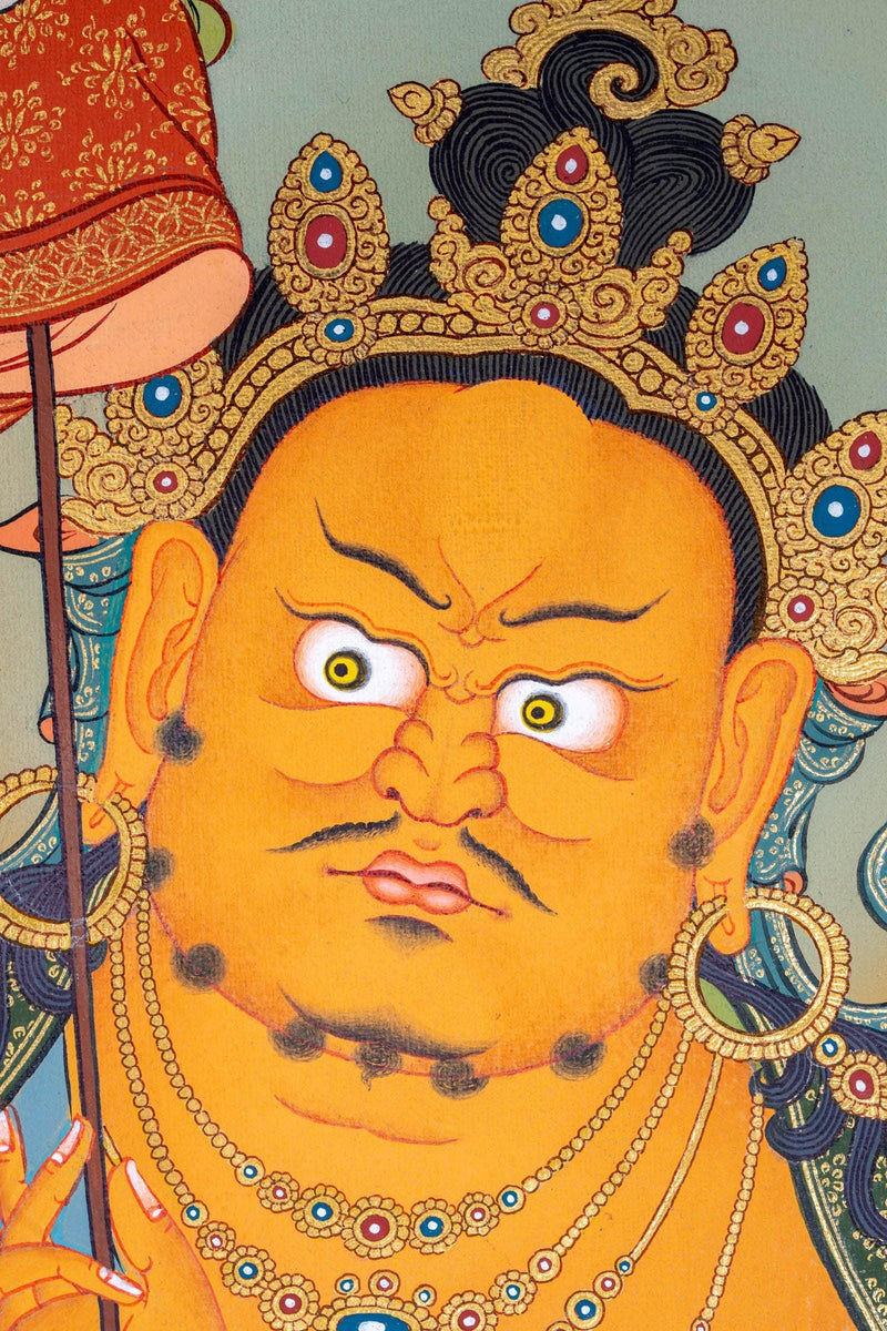 Zambala Thangka Painting - Himalayas Shop