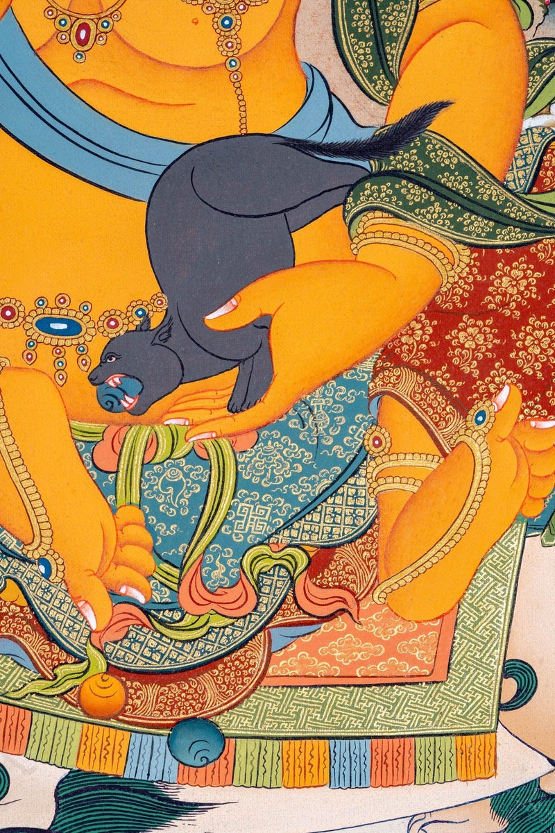 Zambala Thangka Painting - Himalayas Shop