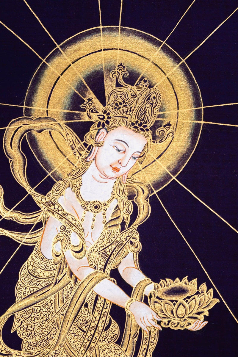 Thangka Painting of Japanese Buddha - Himalayas Shop