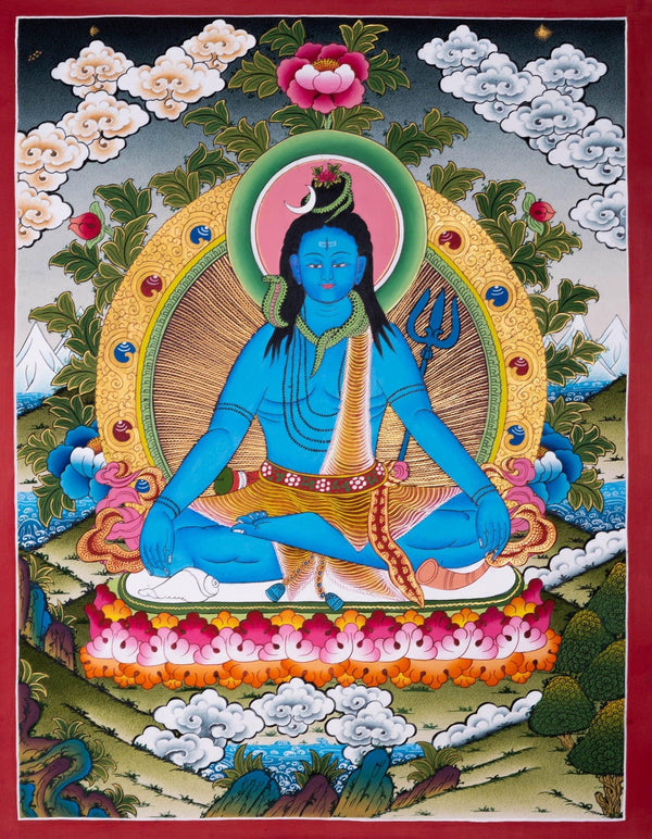 Lord Shiva Thangka Painting