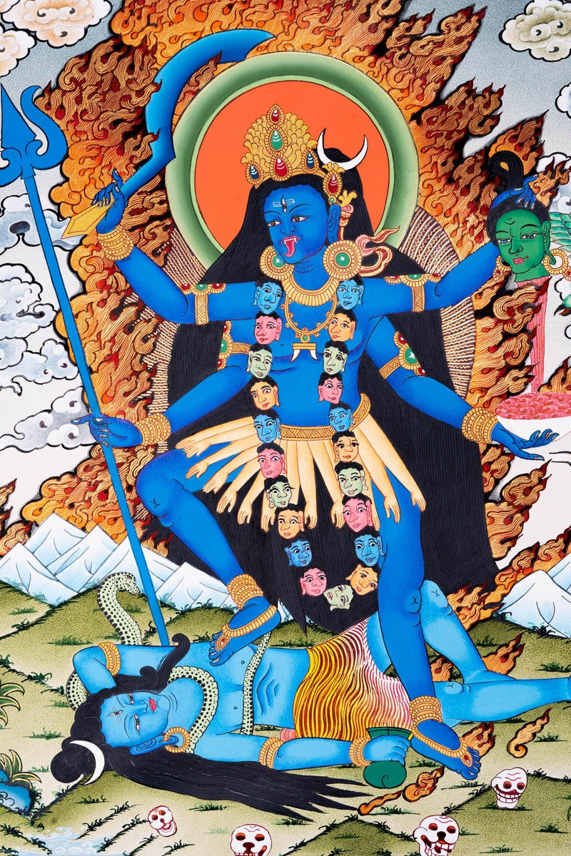 Thangka Painting of Kali