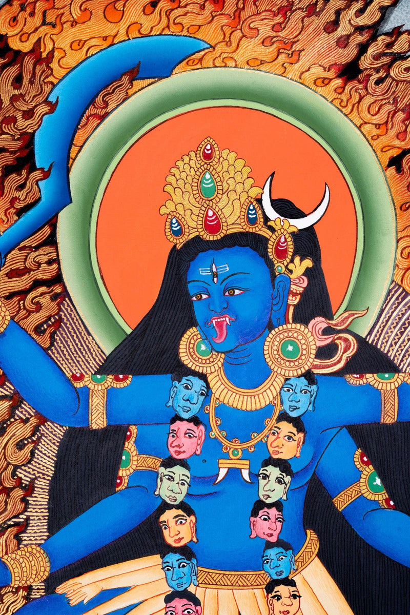 Thangka Painting of Kali