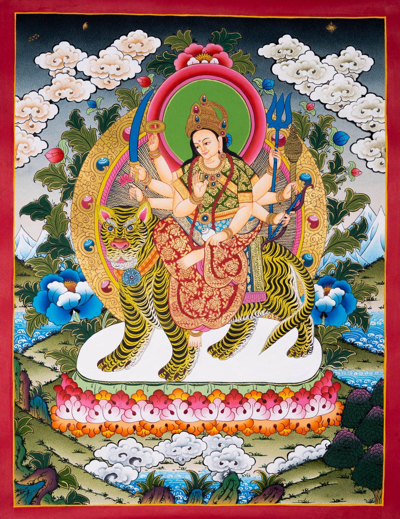 Durga Thangka Painting