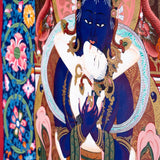 Bajradhara with Shakti Thangka Painting - Himalayas Shop