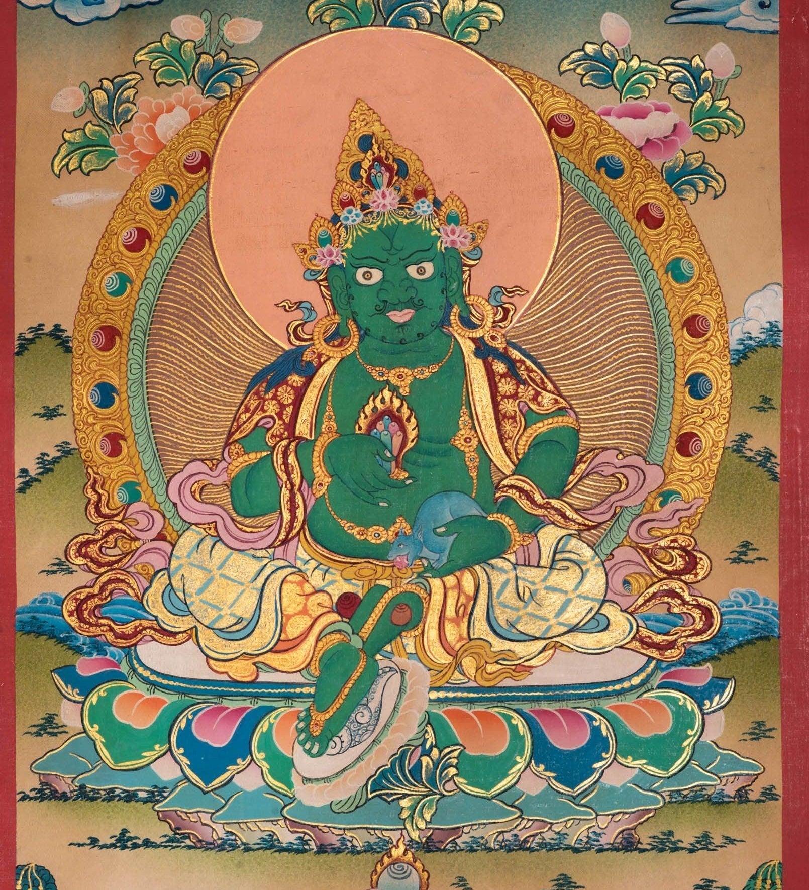 Kuber Thangka Painting