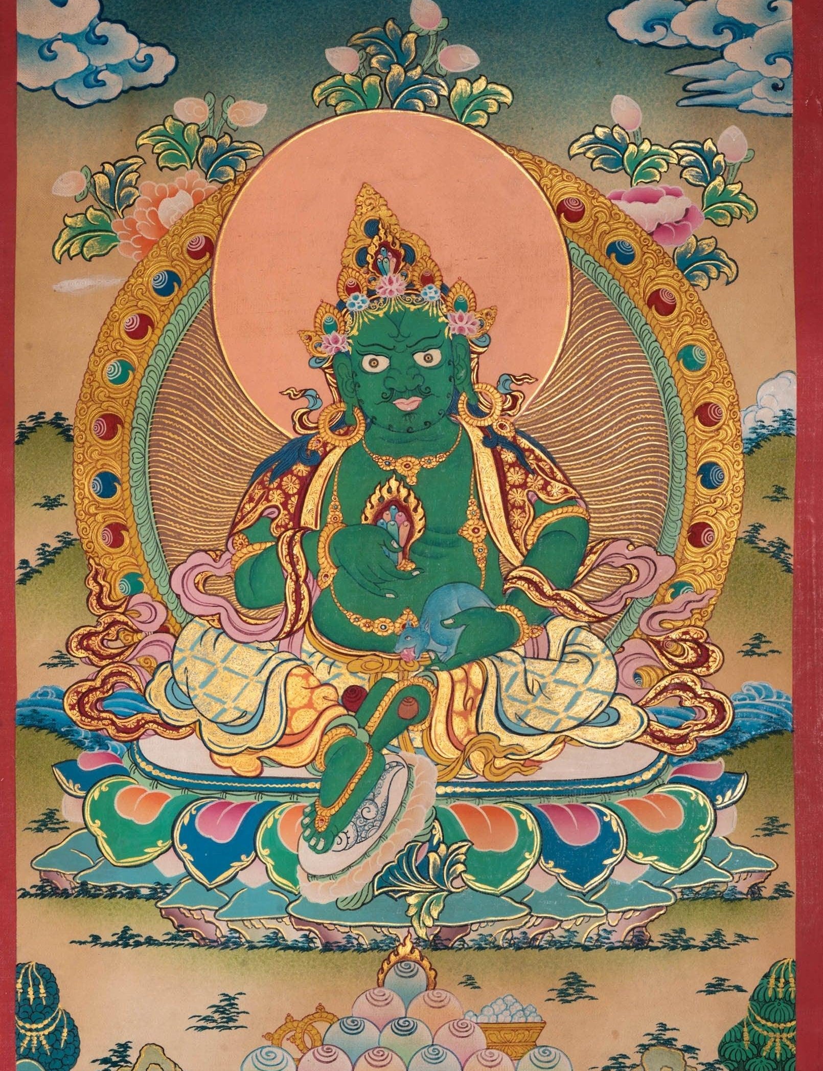 Kuber Thangka Painting